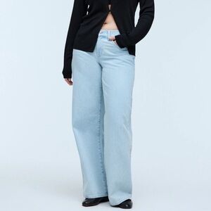 Madewell Low-Rise Super Wide-Leg Jeans, size 30